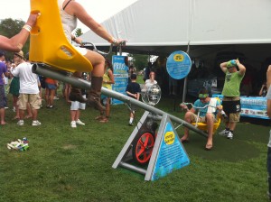 Having fun while making energy at Coachella - courtesy of actnatural.loomstate.org